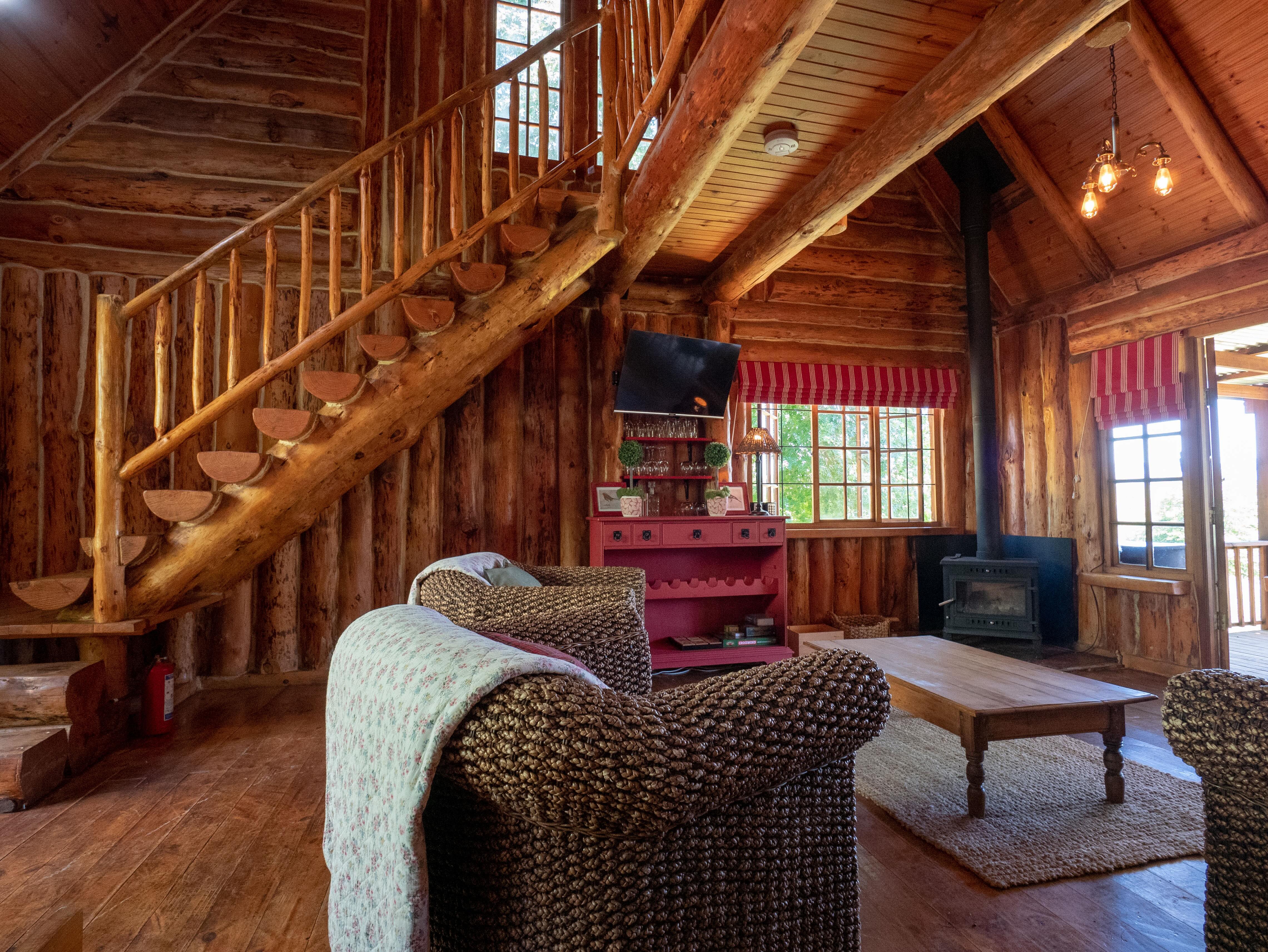 Log cabin detail