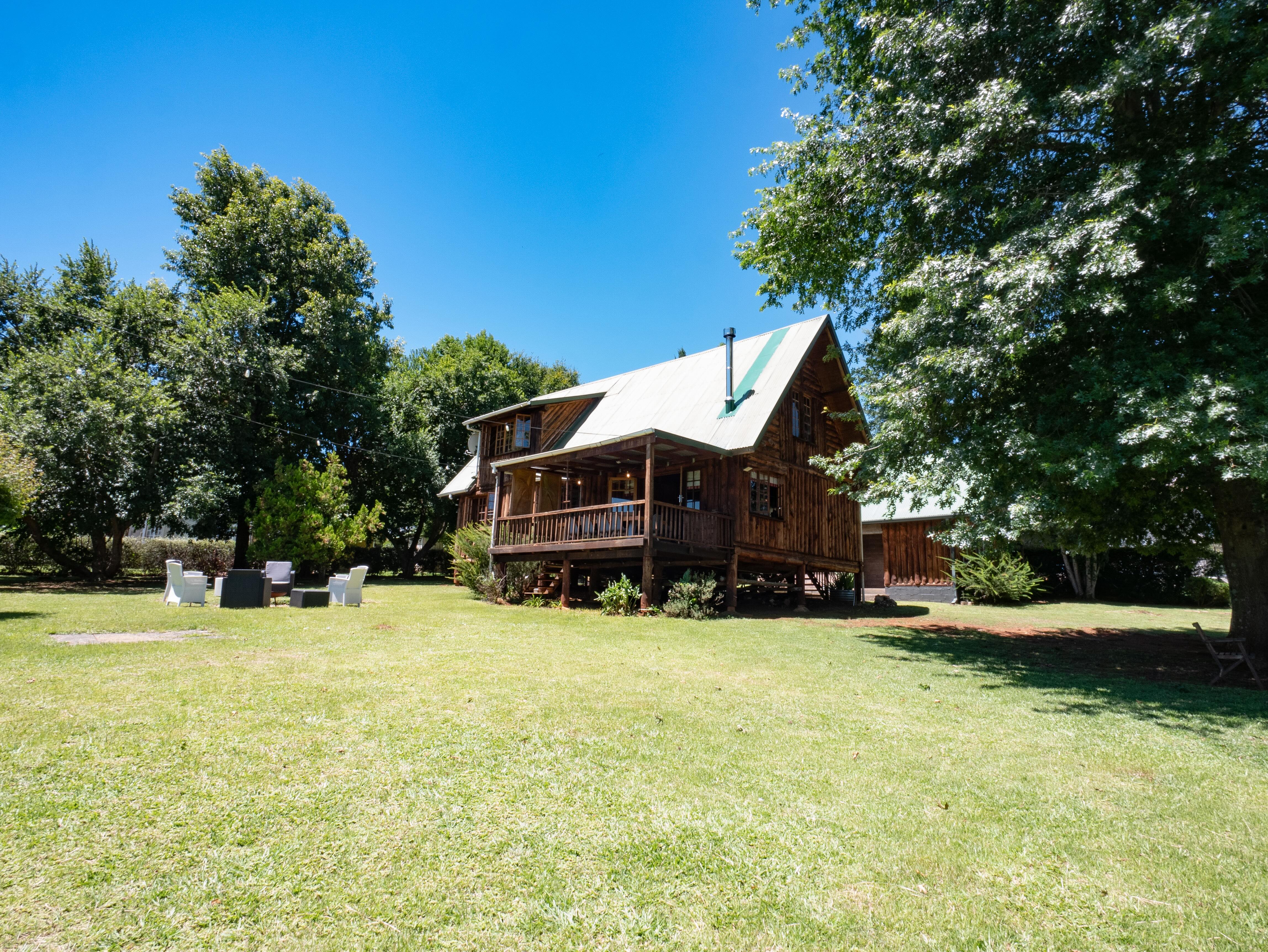 Deck with mountain views