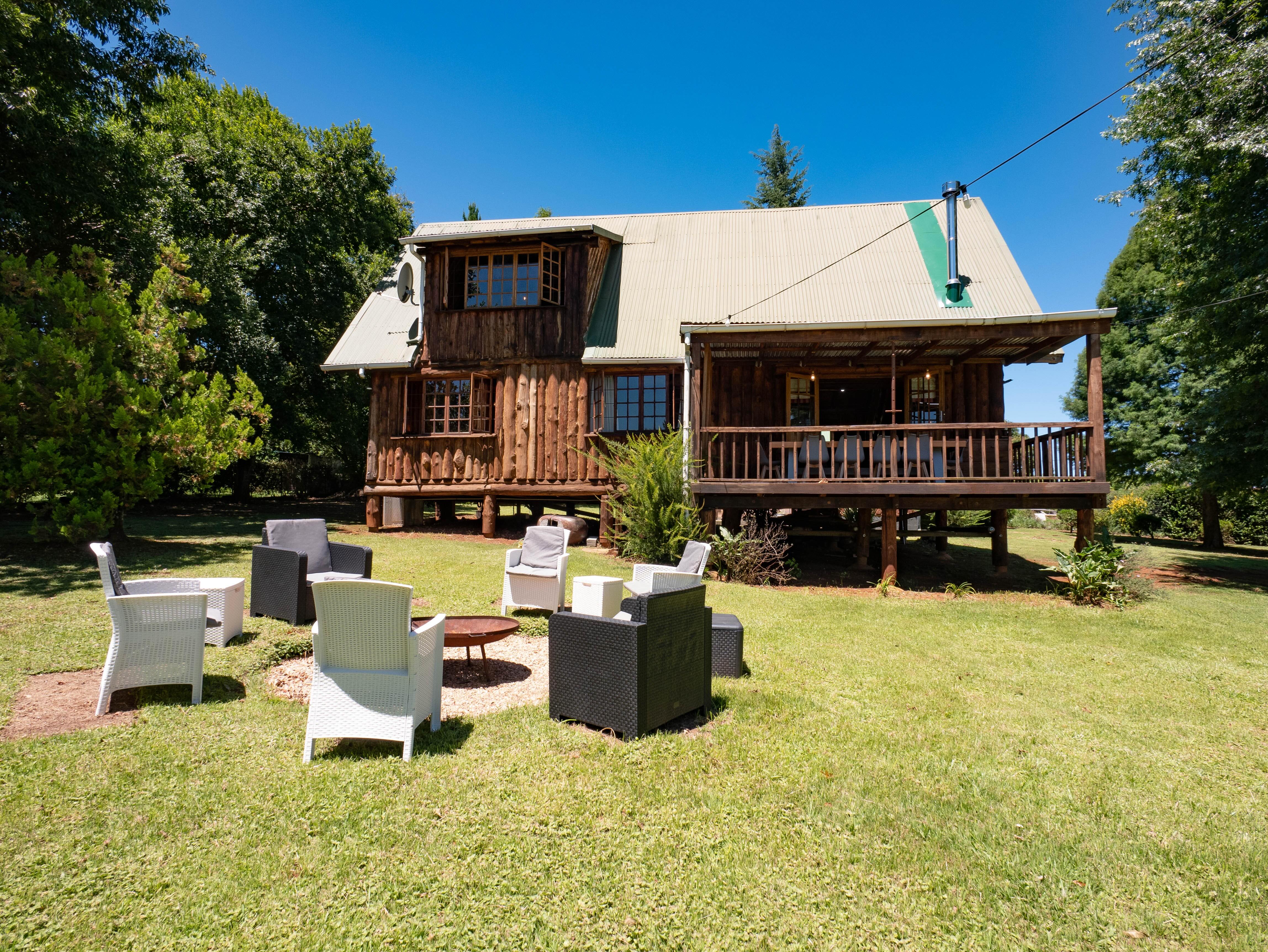 Deck and garden