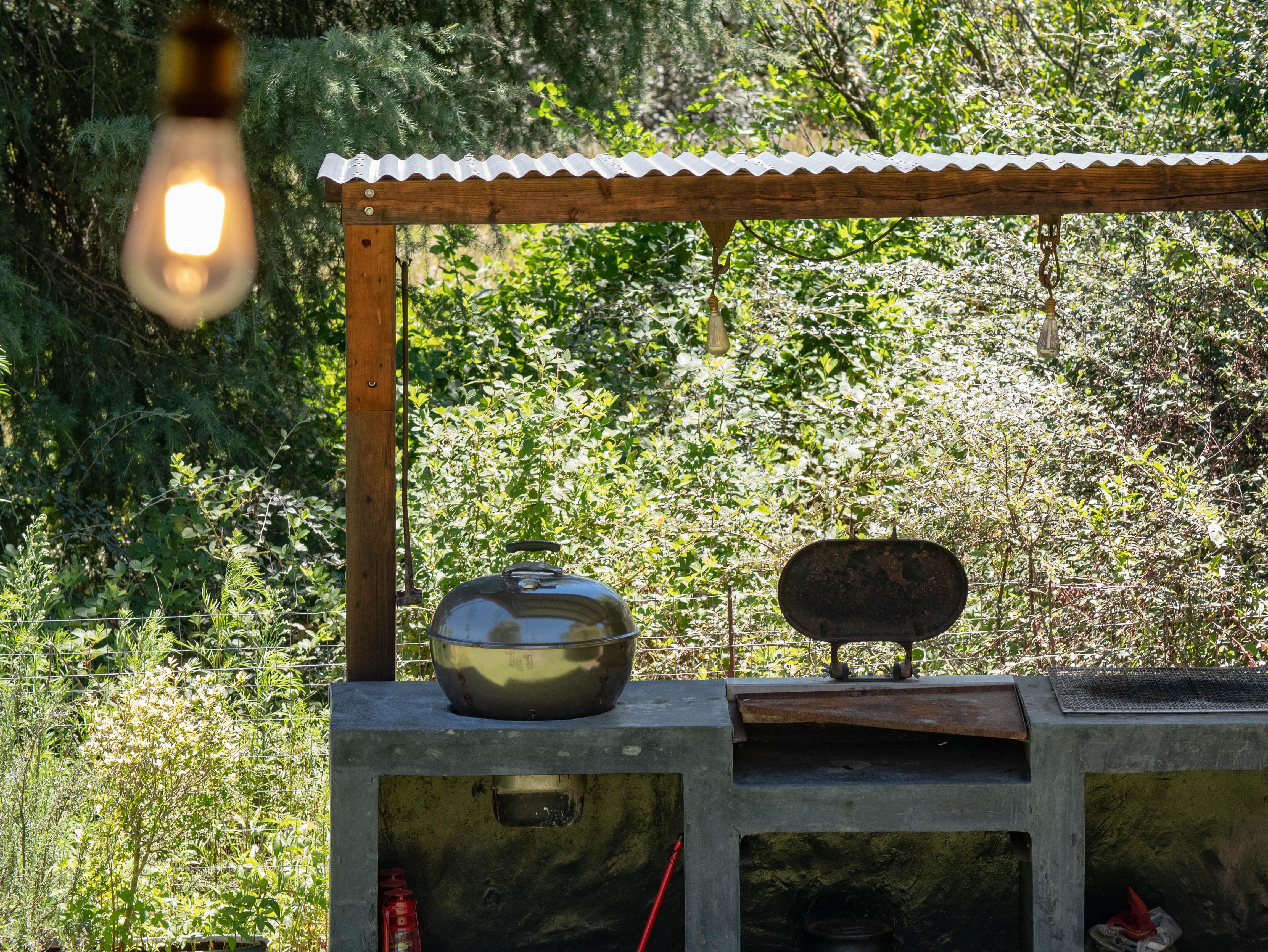 Outdoor braai and entertainment area