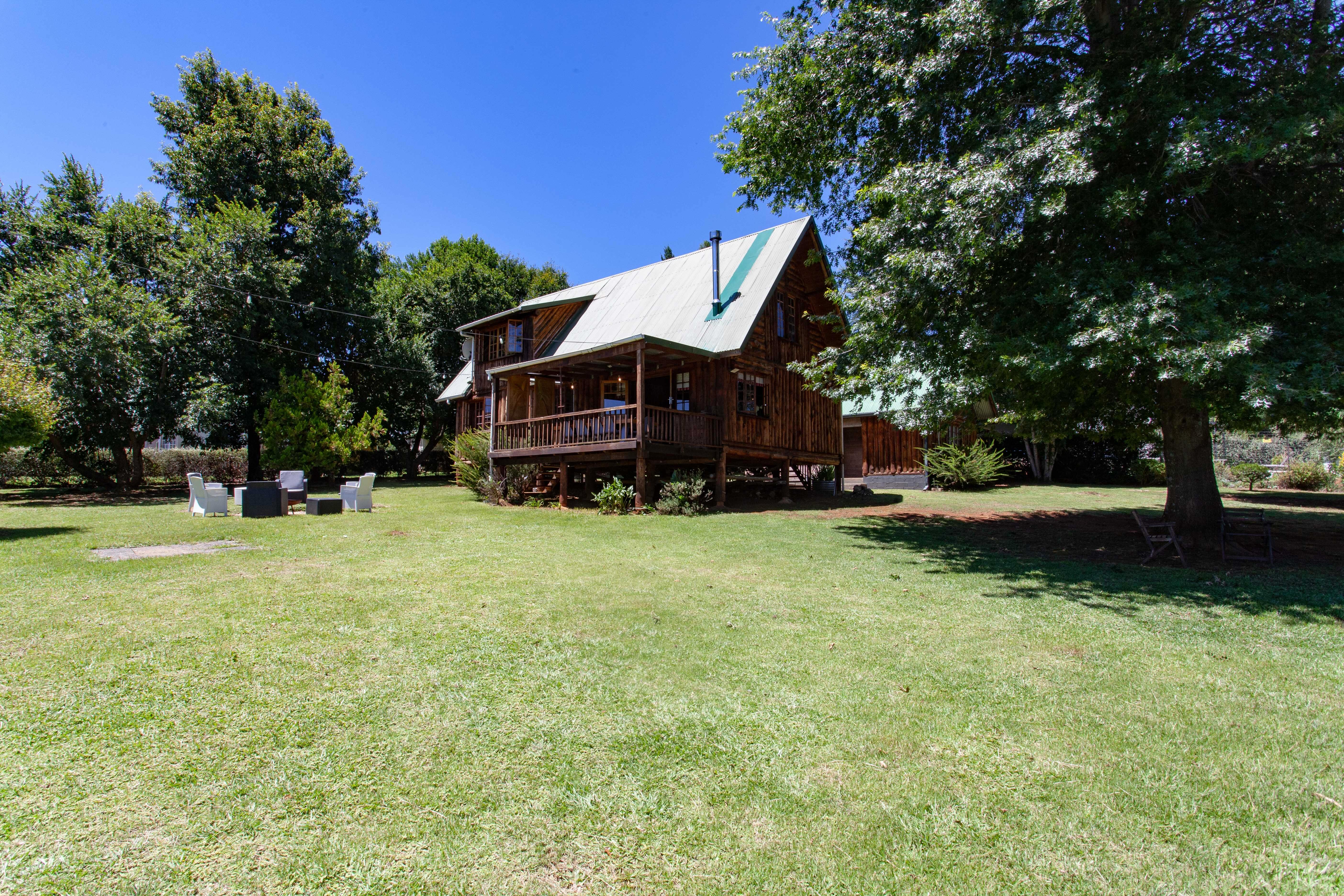 Log cabin exterior